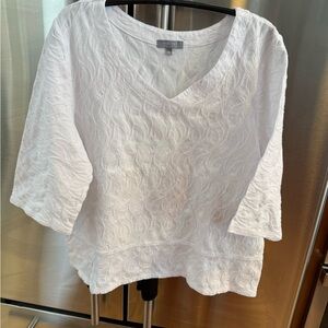 Habitat White Textured Blouse